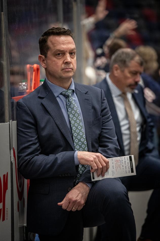 Tri-City Americans' Head Coach Stu Barnes