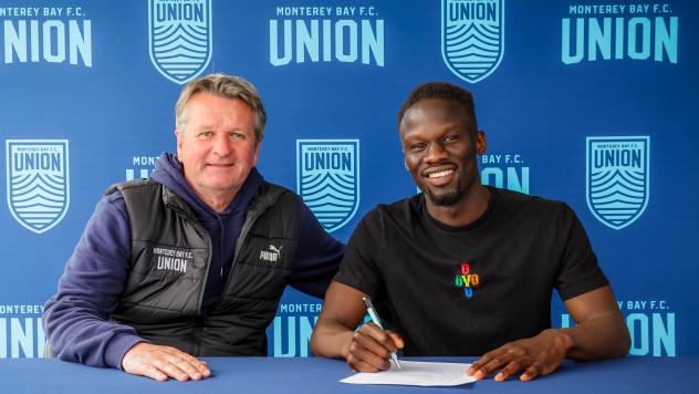 Monterey Bay F.C.'s Nevello Yoseke