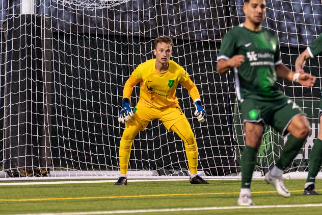 Lexington Sporting Club's Austin Causey on game night