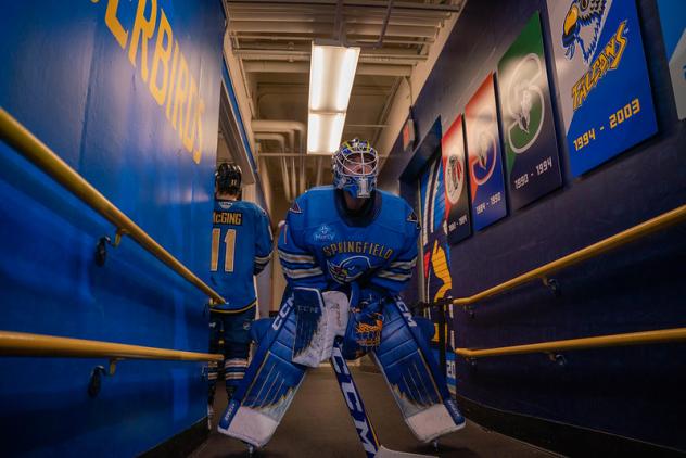 Springfield Thunderbirds goaltender Vadim Zherenko