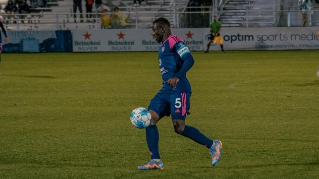 South Georgia Tormenta FC midfielder Tobias Otieno