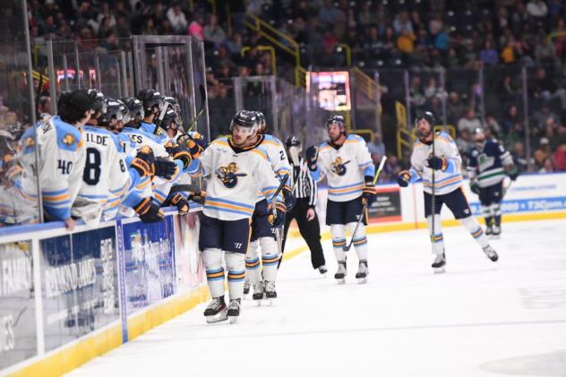Atlanta Gladiators celebrate win