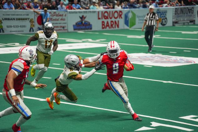 Northern Arizona Wranglers' Jarrod Ware Jr. in action