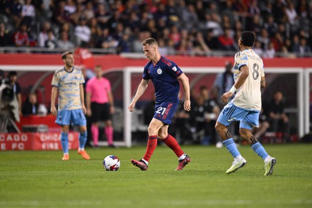 Chicago Fire FC forward Fabian Herbers