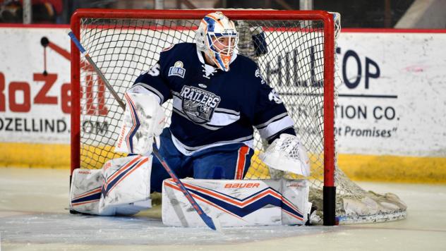 Worcester Railers goaltender Ken Appleby