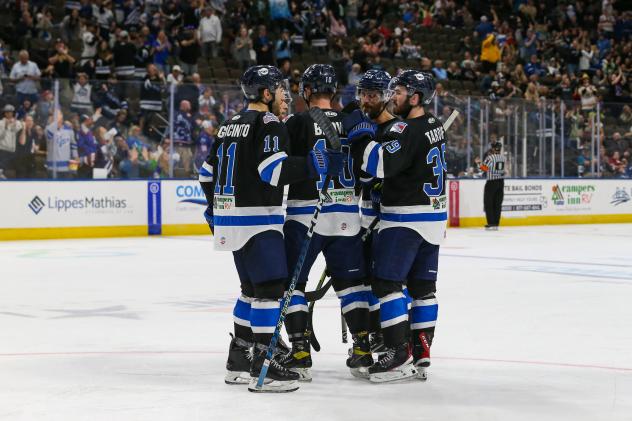 Jacksonville Icemen huddle