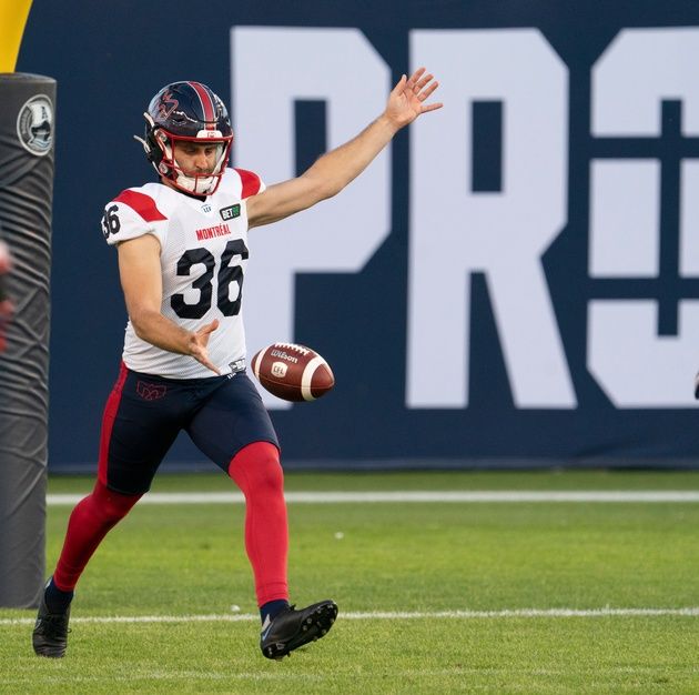 Montreal Alouettes punter Joseph Zema