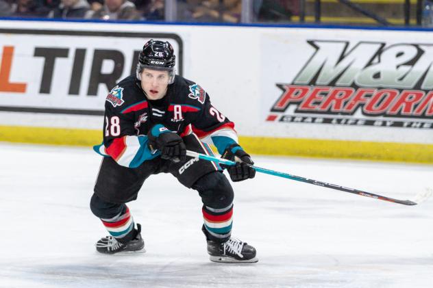 Kelowna Rockets left wing Andrew Cristall
