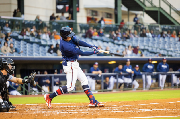Mississippi Braves at bat