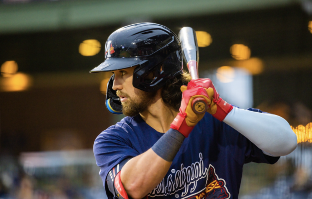 Mississippi Braves at bat