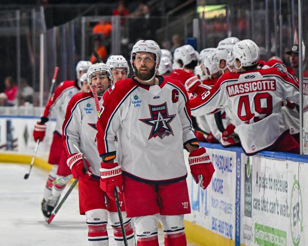 Allen Americans' Colton Hargrove on game night