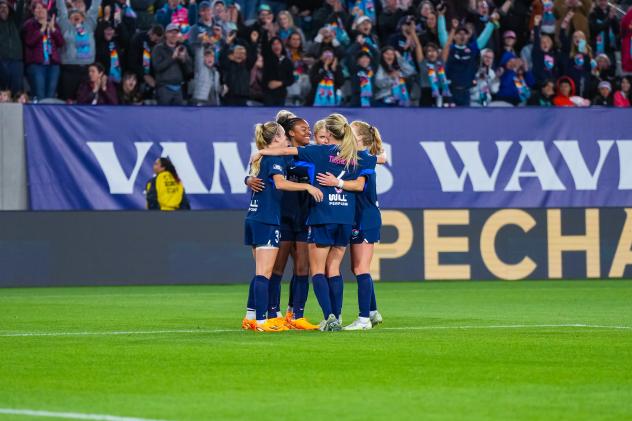 San Diego Wave FC celebrates win