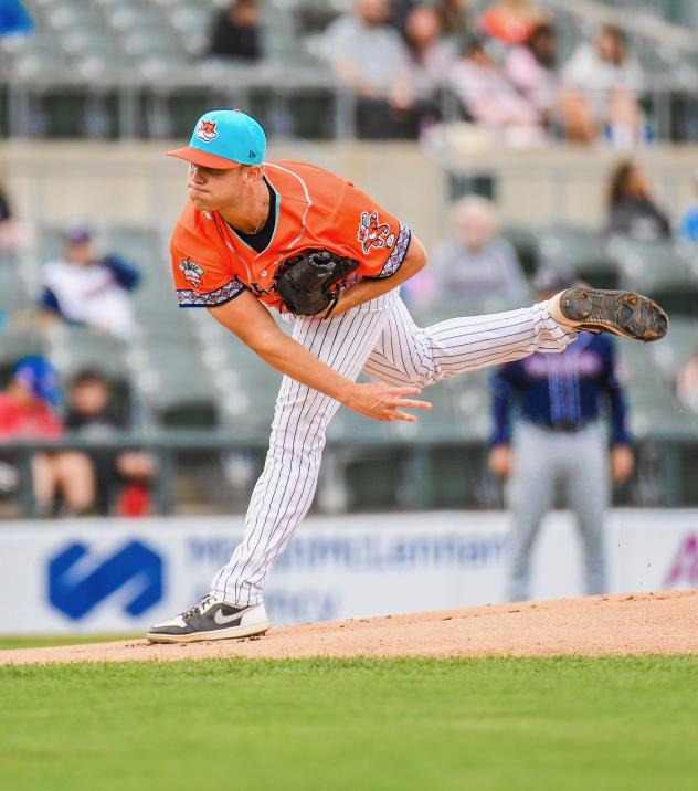 Somerset Patriots pitcher Gray Fenter
