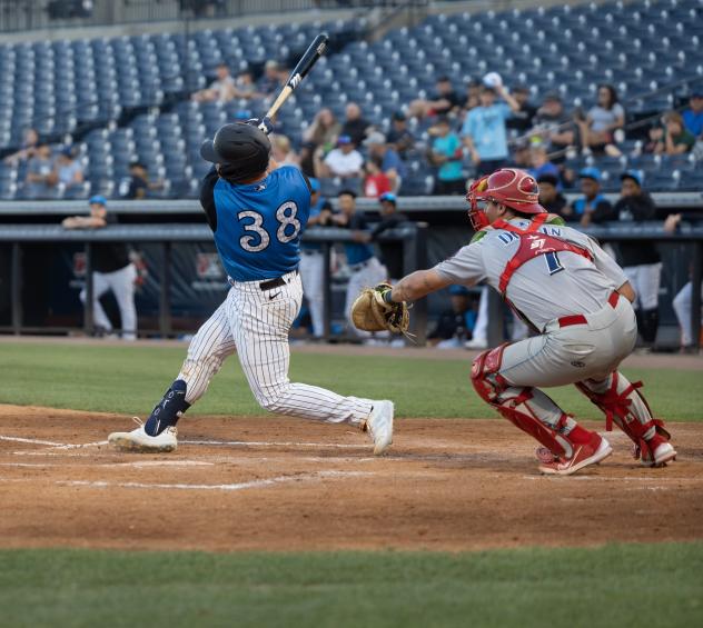 Tampa Tarpons' Ben Rortvedt in action