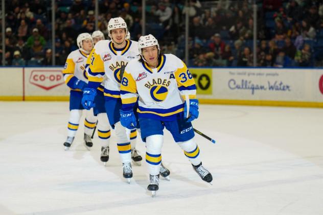 Saskatoon Blades' Trevor Wong on game night