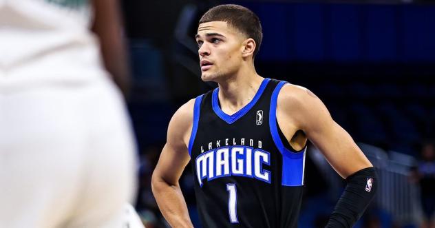 Guard Drake Jeffries with the Lakeland Magic