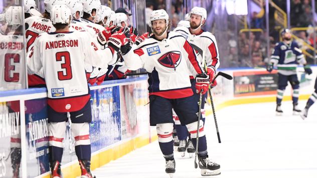 South Carolina Stingrays celebrate win