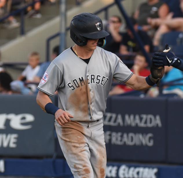 Somerset Patriots' Brandon Lockridge on game night