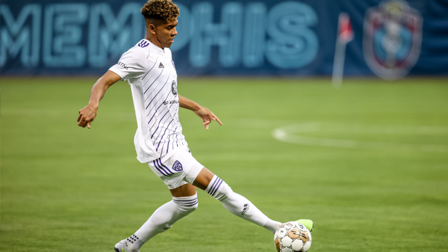 Louisville City FC's Joshua Wynder in action