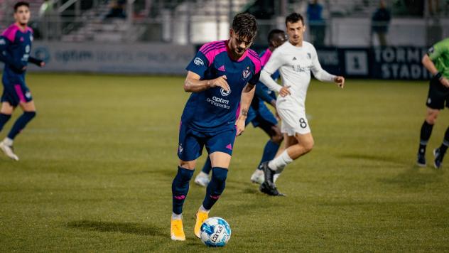 South Georgia Tormenta FC's Esteban Quintero on the field