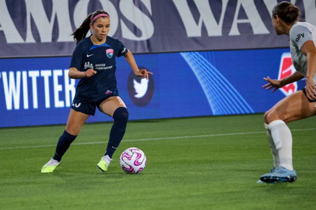 San Diego Wave FC' Christen Westphal in action