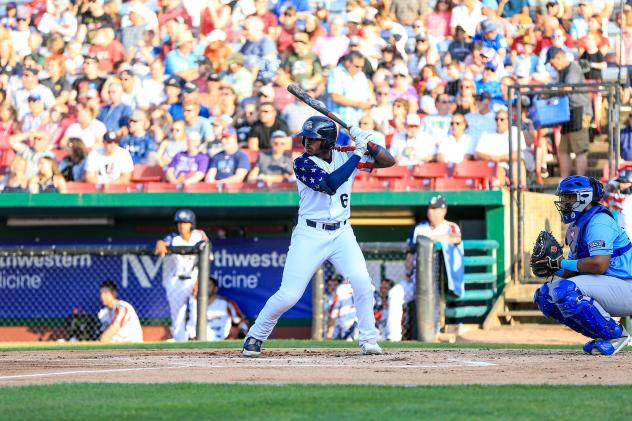 Kane County Cougars outfielder Cornelius Randolph