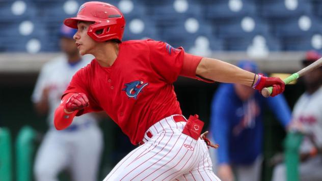 Clearwater Threshers infielder Ricardo Rosario