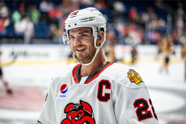 Garrett Mitchell of the Rockford IceHogs