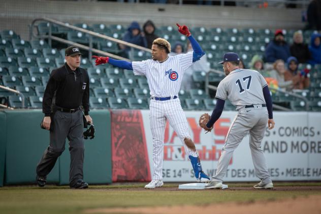 Iowa Cubs utility-man Christopher Morel