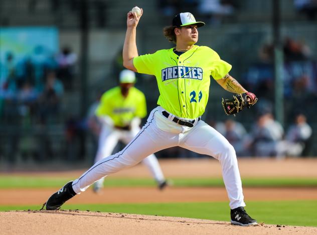 Columbia Fireflies' Ben Kudrna in action