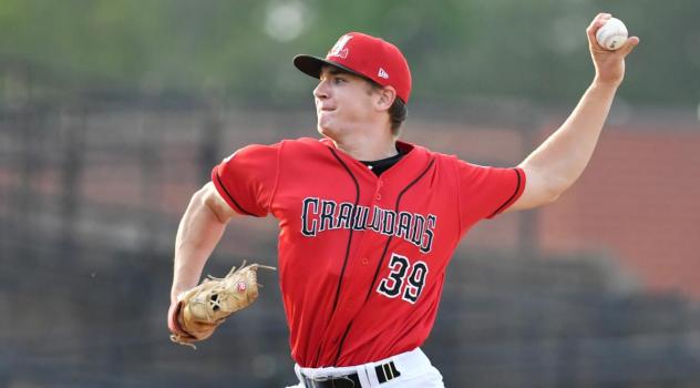 Hickory Crawdads pitcher Mitch Bratt