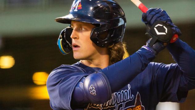 Mississippi Braves outfielder Jesse Franklin V