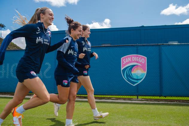 San Diego Wave FC in training