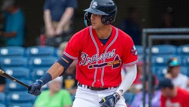 Mississippi Braves catcher Tyler Tolve