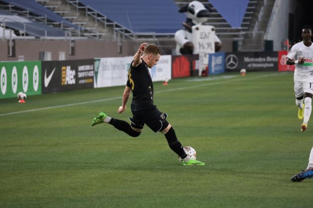 Birmingham Legion FC's Tyler Pasher in action