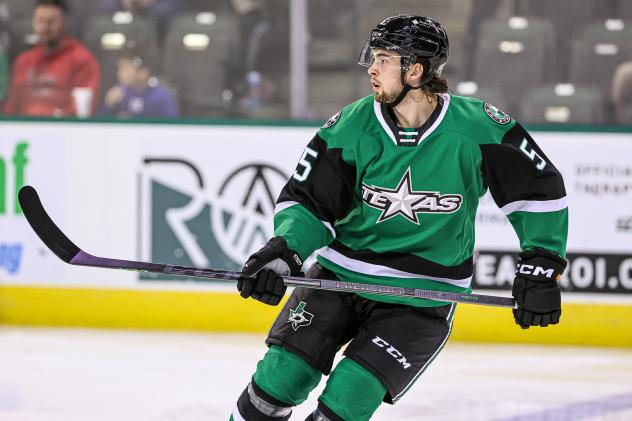 Texas Stars defenseman Dawson Barteaux