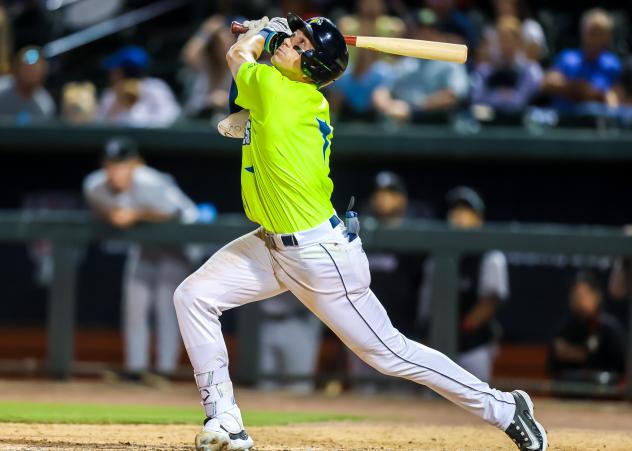 Columbia Fireflies' Brett Squires in action