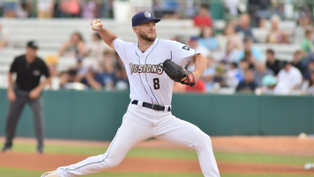 San Antonio Missions' Nolan Watson in action