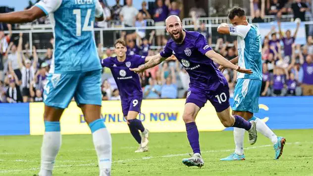 Louisville City FC's Jorge Gonzalez and Brian Ownby on game day