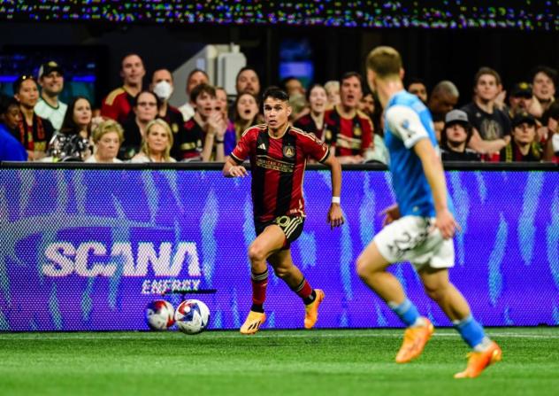 Atlanta United's Luiz Araújo in action