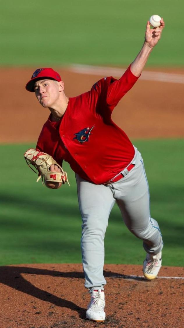 Clearwater Threshers pitcher Samuel Aldegheri
