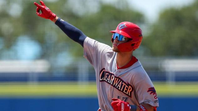 Clearwater Threshers outfielder Cade Fergus