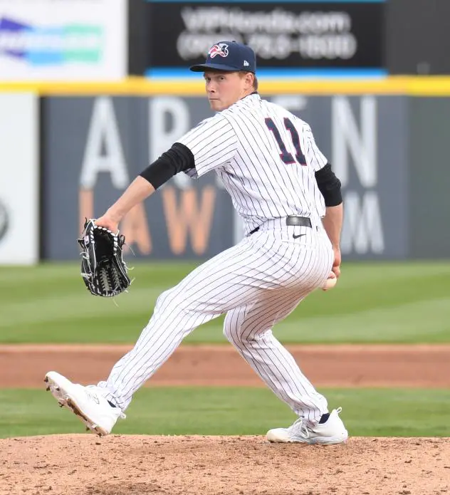 Somerset Patriots pitcher Will Warren