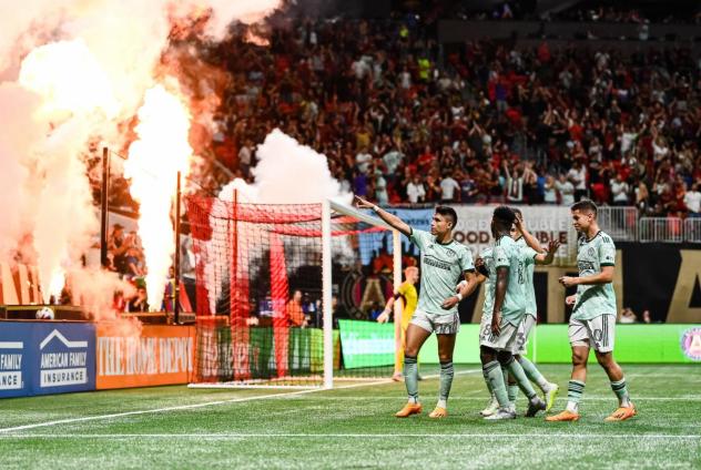 Atlanta United celebrates win