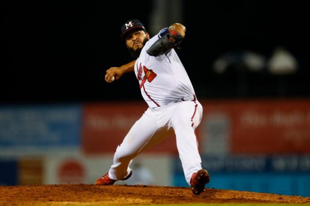 Mississippi Braves' Daysbel Hernandez in action