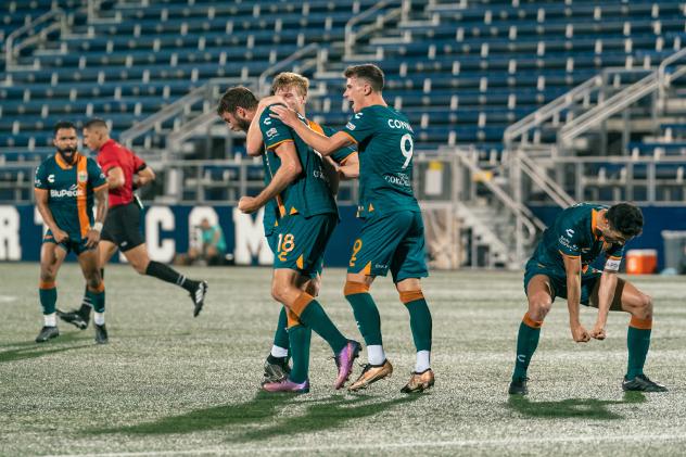 San Diego Loyal SC celebrates win