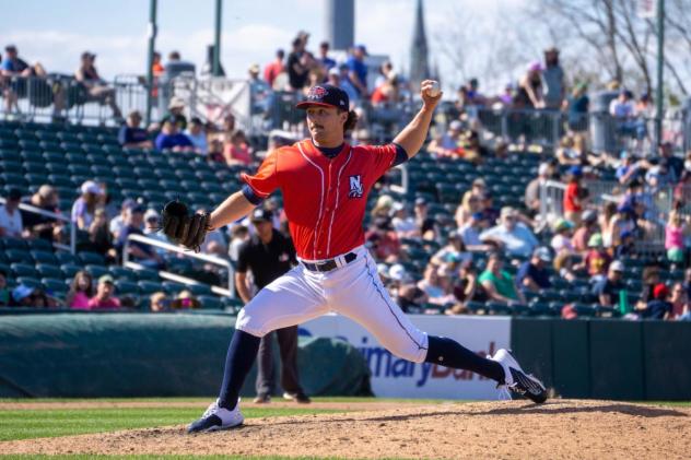 New Hampshire Fisher Cats pitcher Jimmy Burnette