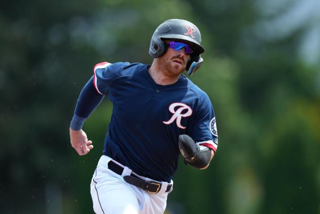 Brian O'Keefe of the Tacoma Rainiers rounds the bases
