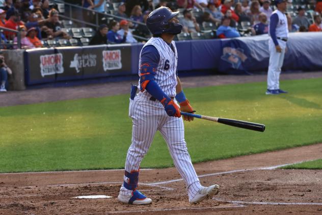 Syracuse Mets' Carlos Cortes on game night