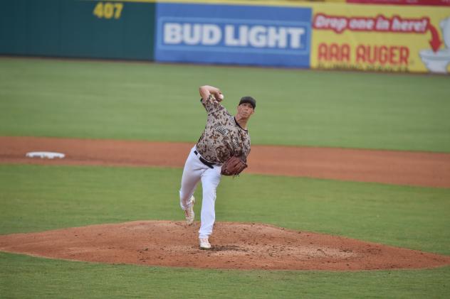 San Antonio Missions' Duncan Snide on the mound